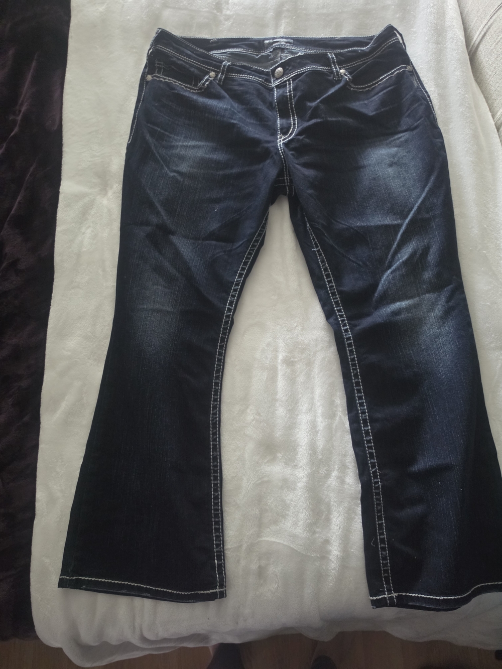 Silver Womens Jeans